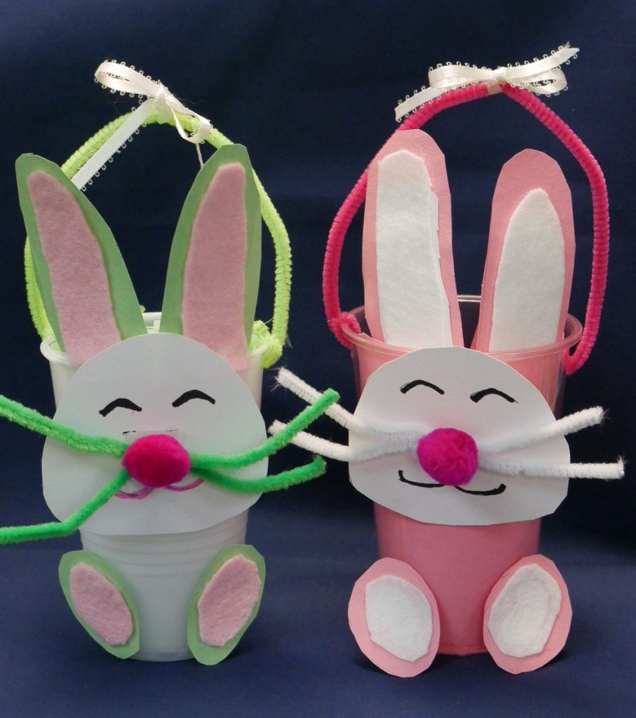 Bunny Basket Creative Children's Rabbit Fruit Arts And Crafts for Kids Ages  2-4